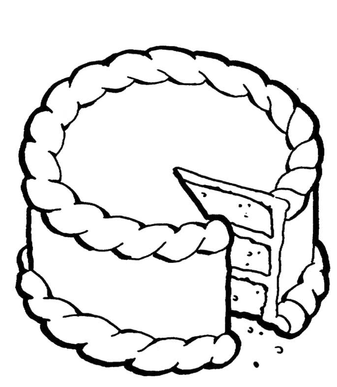 The Pie Slice Coloring Pages - Food Coloring Pages : Coloring 