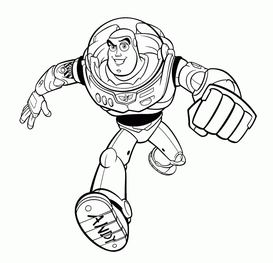 Toy Story Coloring Pages : Toy Story Woody And Buzz Lightyear 