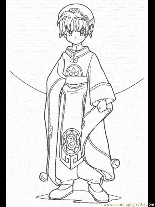 Coloring Pages Card Captors Coloring Pages 44 (Cartoons 