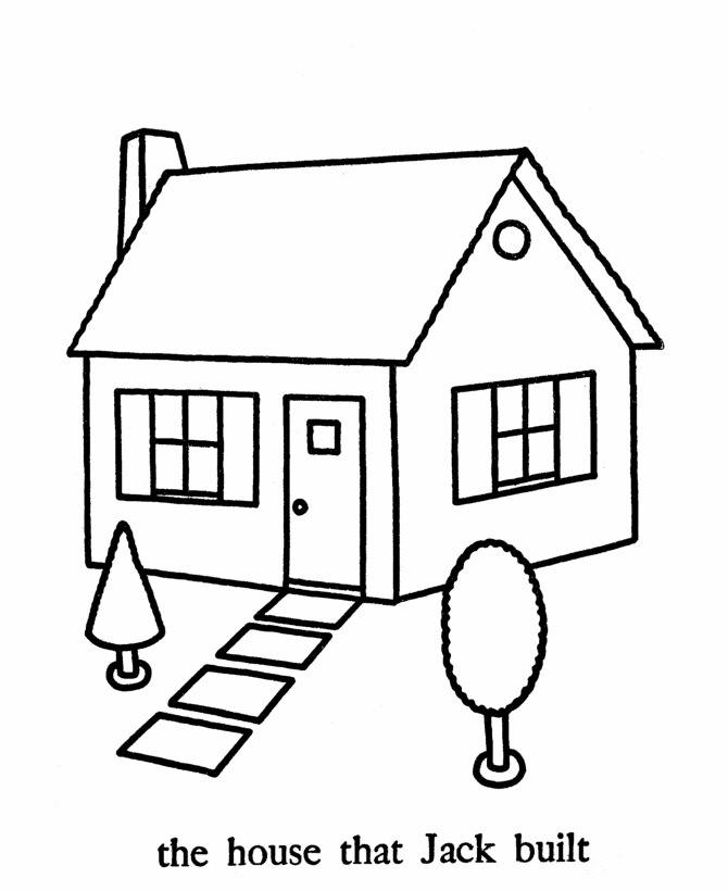 House Drawing - 3D Drawing - Coloring Home