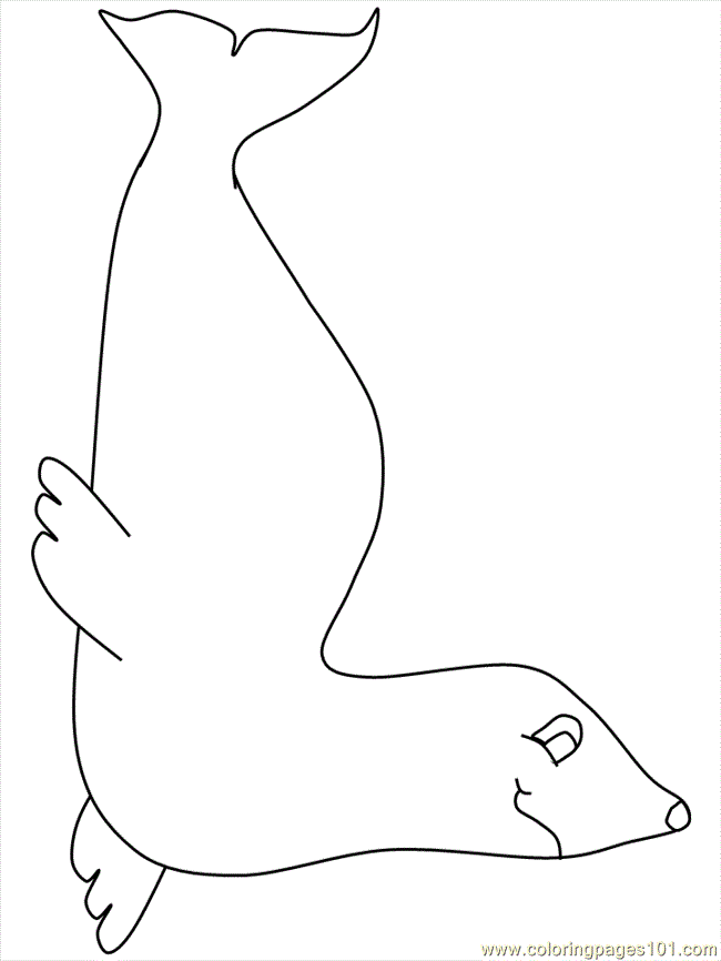 seals Colouring Pages (page 3)