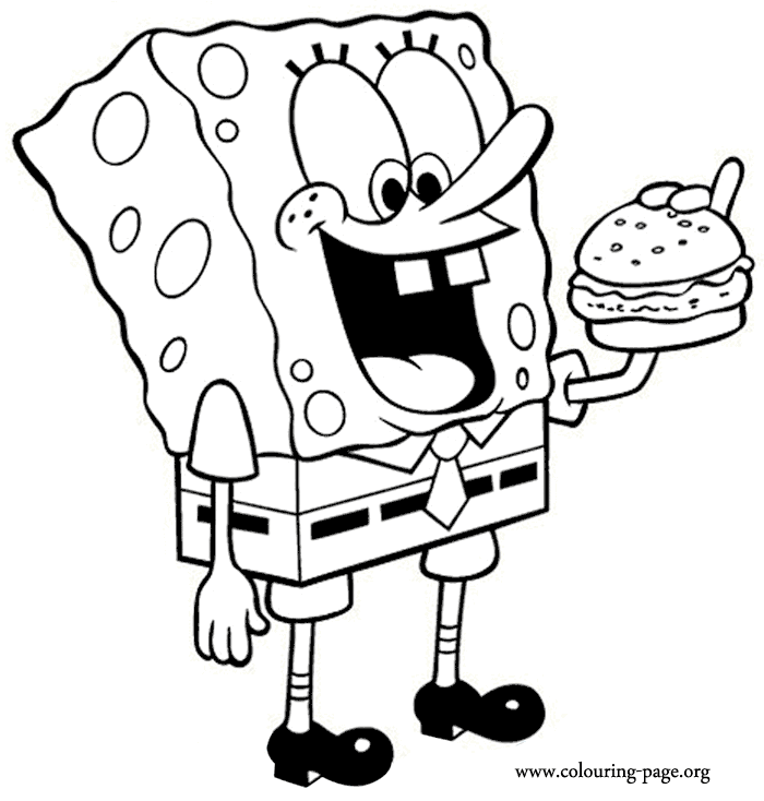 Spongebob Squarepants Printable Coloring Pages 116 | Free 