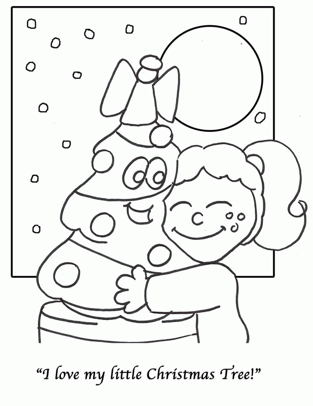 Fun Christmas Tree Coloring Pages Depict Some Of The Major Christmas