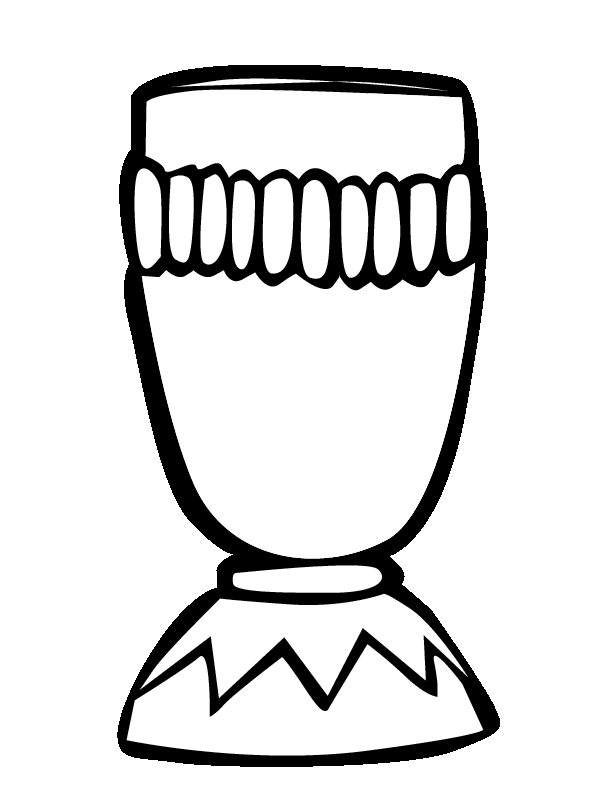 Chalice printable coloring pages for kids