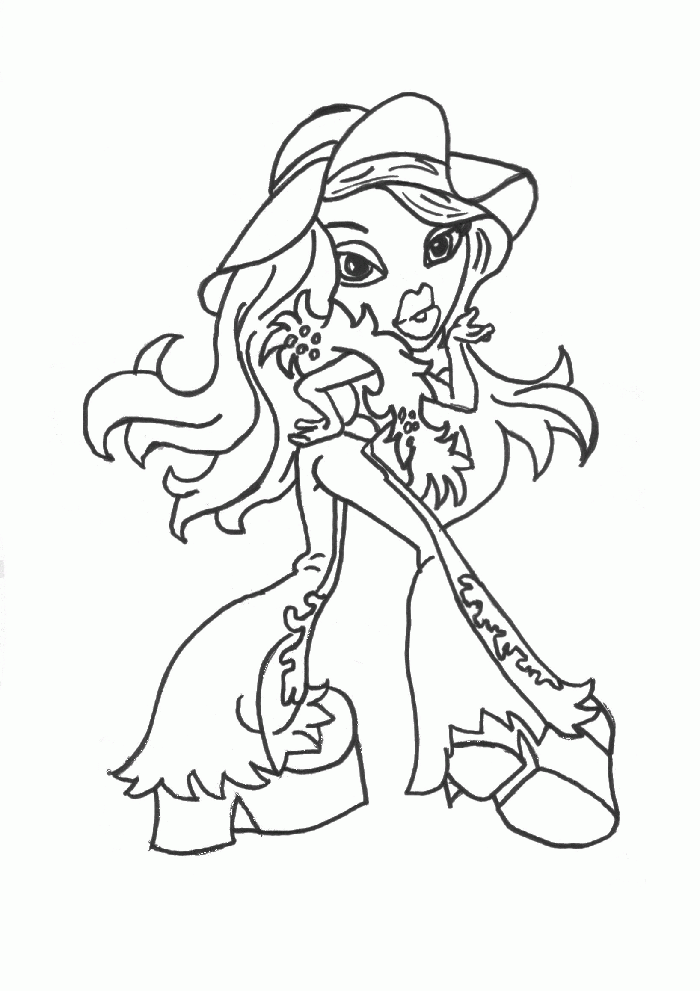 Download Bratz Christmas Coloring Pages - Coloring Home
