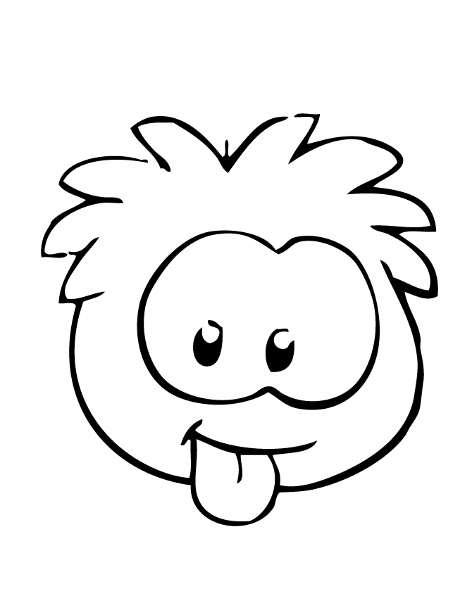 Free Printable Puffle Coloring Pages | HM Coloring Pages