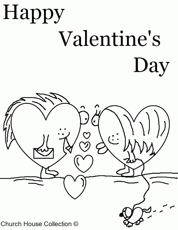 Coloring Pages Of Valentine's Day