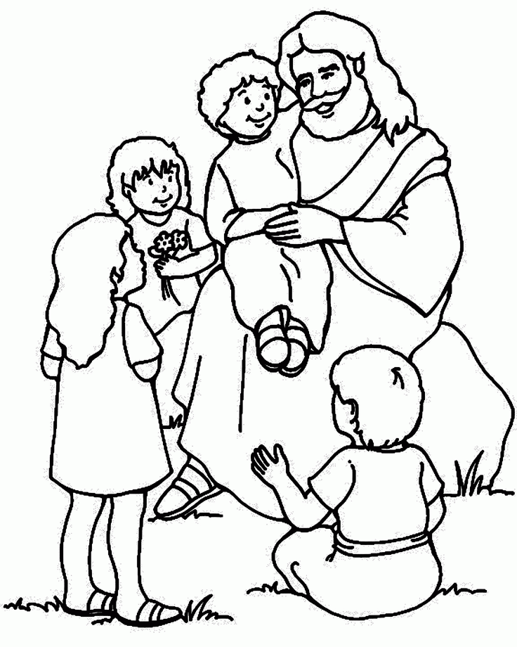 Jesus Loves Me Coloring Sheet - Coloring Home