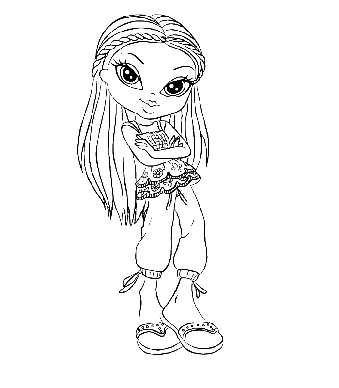Bratz Kidz Coloring Pages 319 | Free Printable Coloring Pages