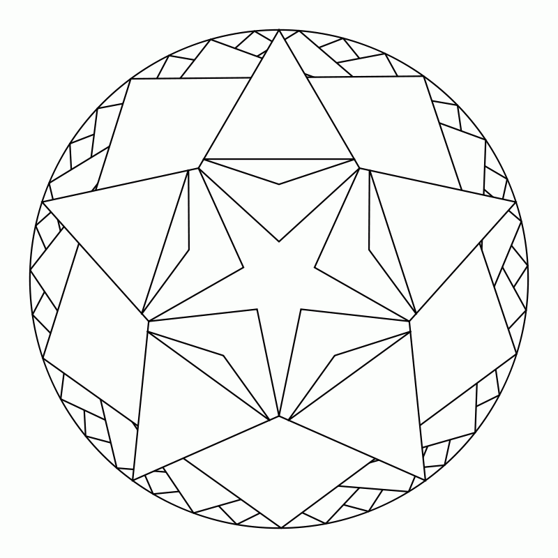 Simple Mandala Template Images & Pictures - Becuo