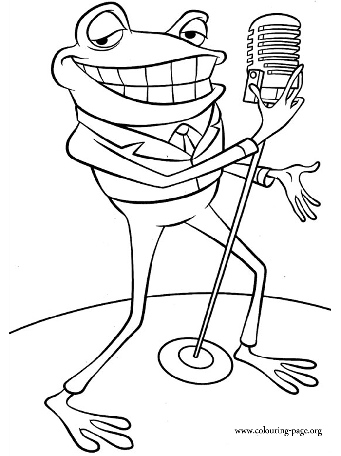 Meet the Robinsons - Frankie and the Frogs coloring page