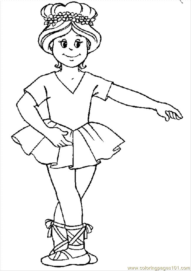 Coloring Pages Ballet Coloring Page 20 (Entertainment > Dancing 
