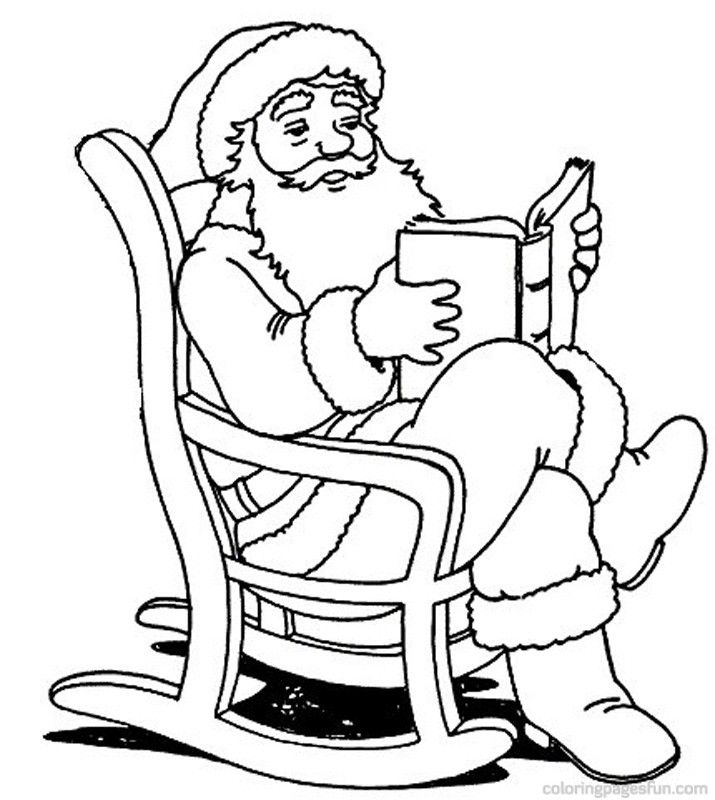 Christmas Santa Claus | Free Printable Coloring Pages 