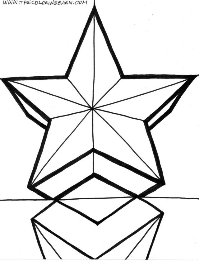 Inspirational Coloring Page Double Star | ViolasGallery.