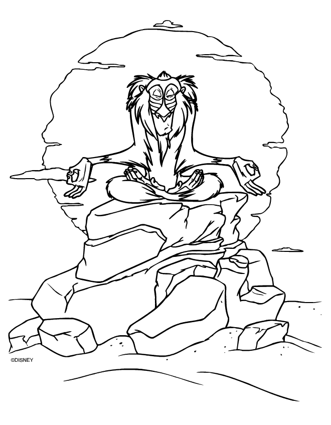 Simba-coloring-15 | Free Coloring Page Site
