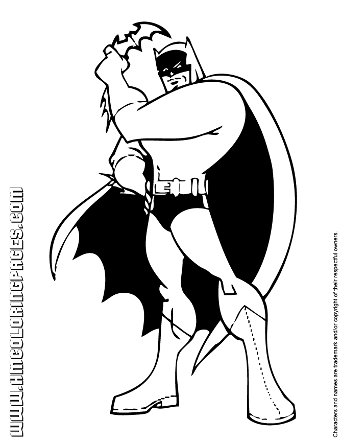 Free Printable Batman Coloring Pages | H & M Coloring Pages