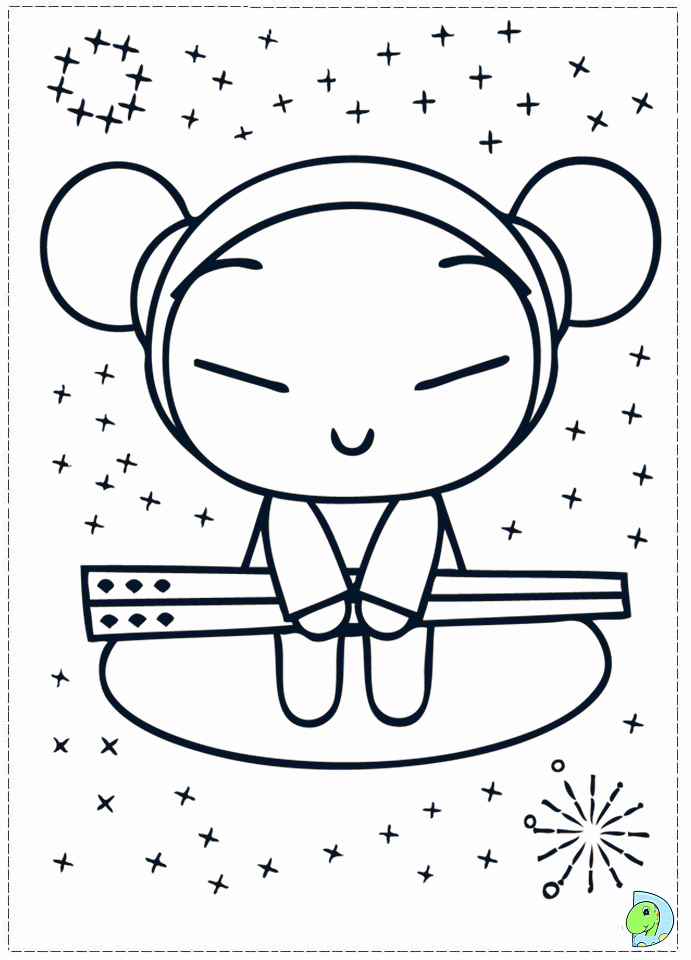 Pucca Coloring page