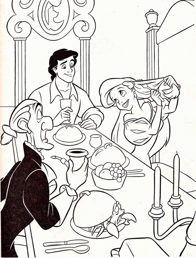 Prince Eric Coloring Pages - Coloring Home
