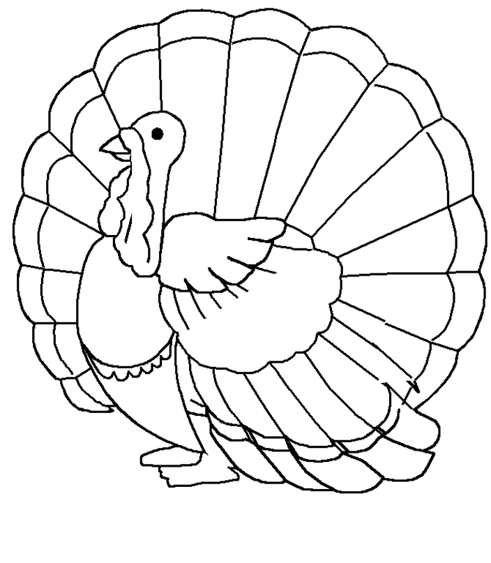 Coloring Pages Of Turkeys | Coloring Pages