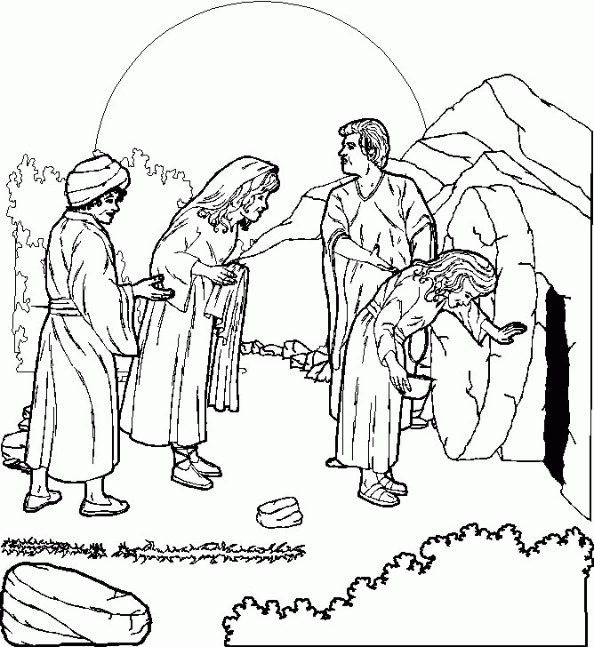 Bible Coloring Pages Easter 5 | Free Printable Coloring Pages