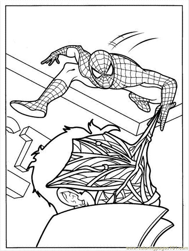 Spiderman 3 Pictures To Color | Alfa Coloring PagesAlfa ...
