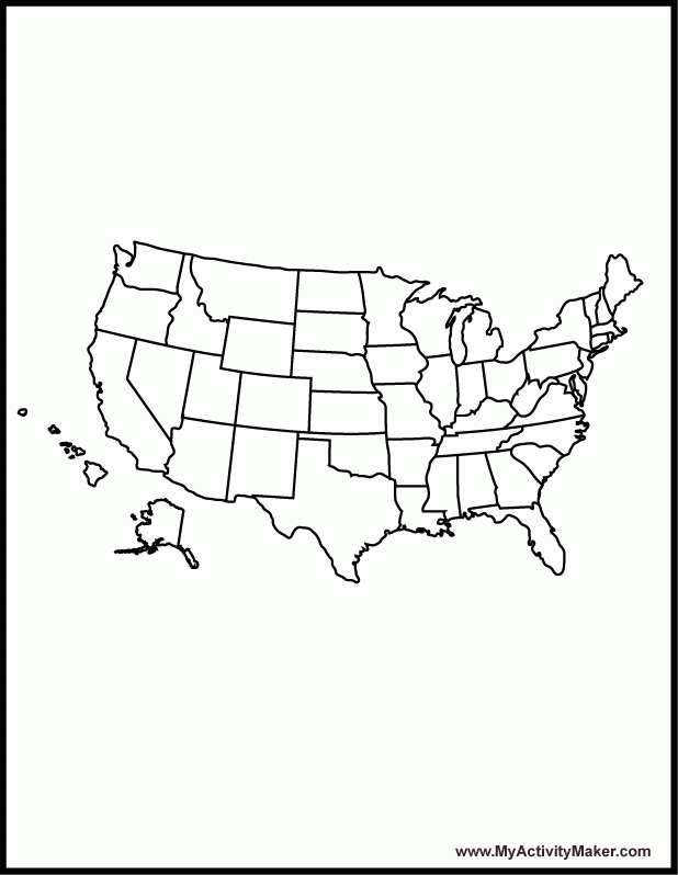 USa Colouring Pages