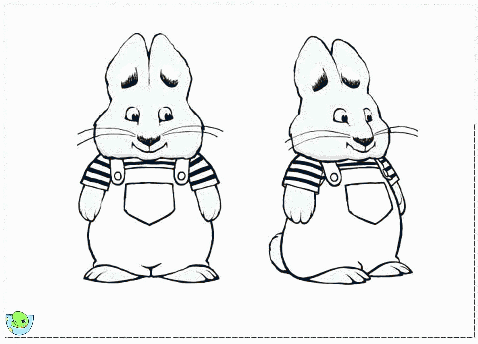 Max And Ruby Coloring Pages Printable