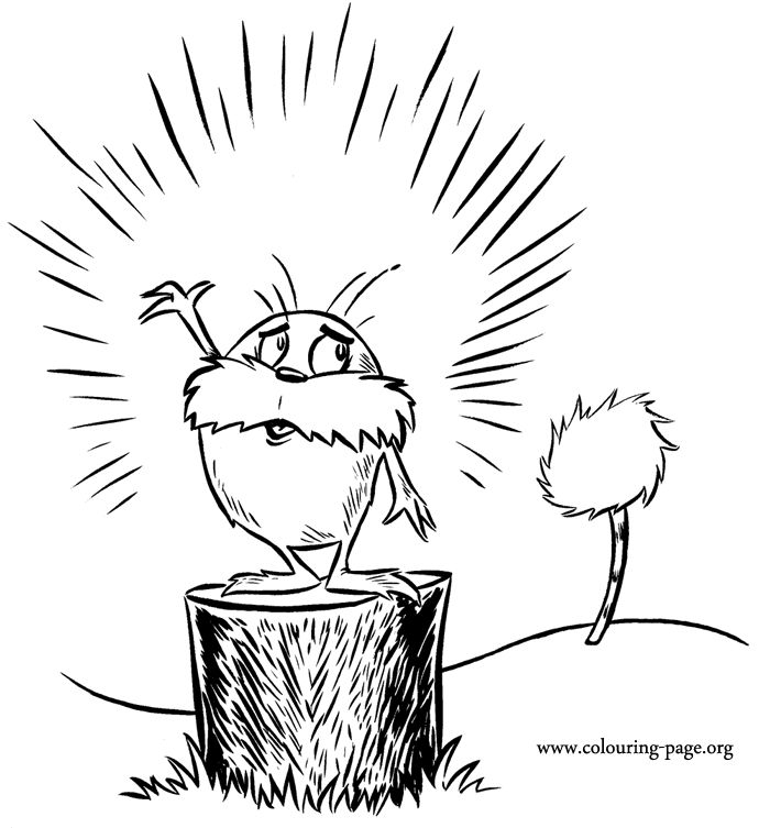Lorax Coloring Page - Coloring Home