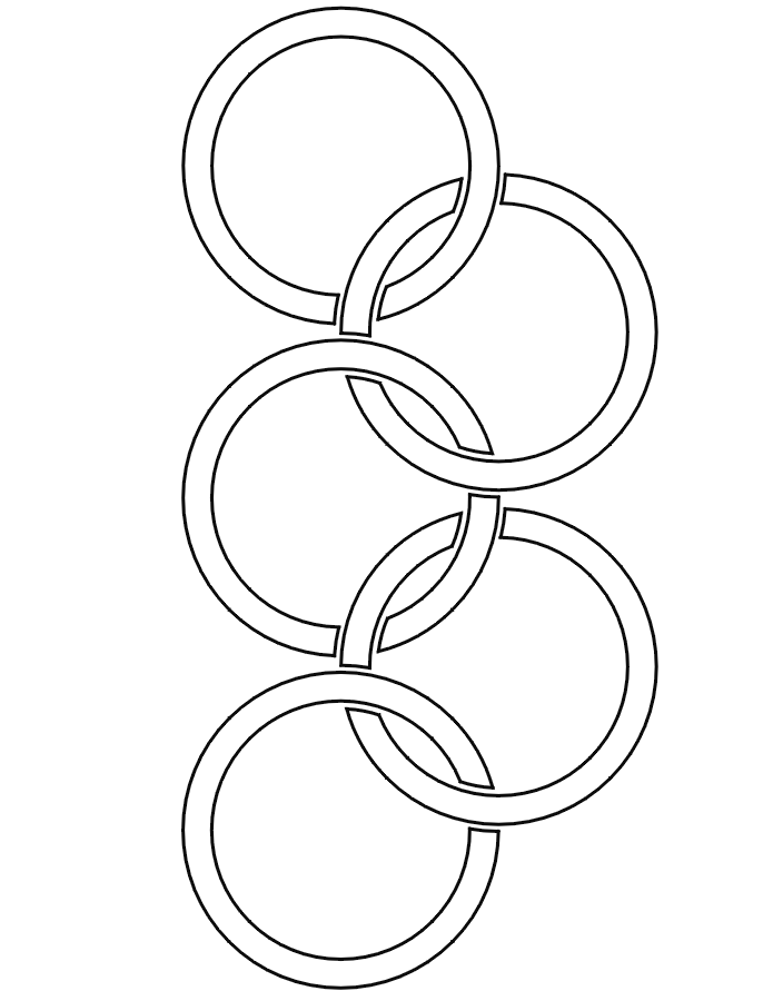 olympic ring coloring sheet