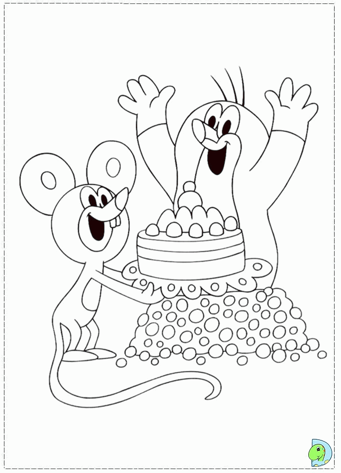 Mole Coloring Pages - Coloring Home