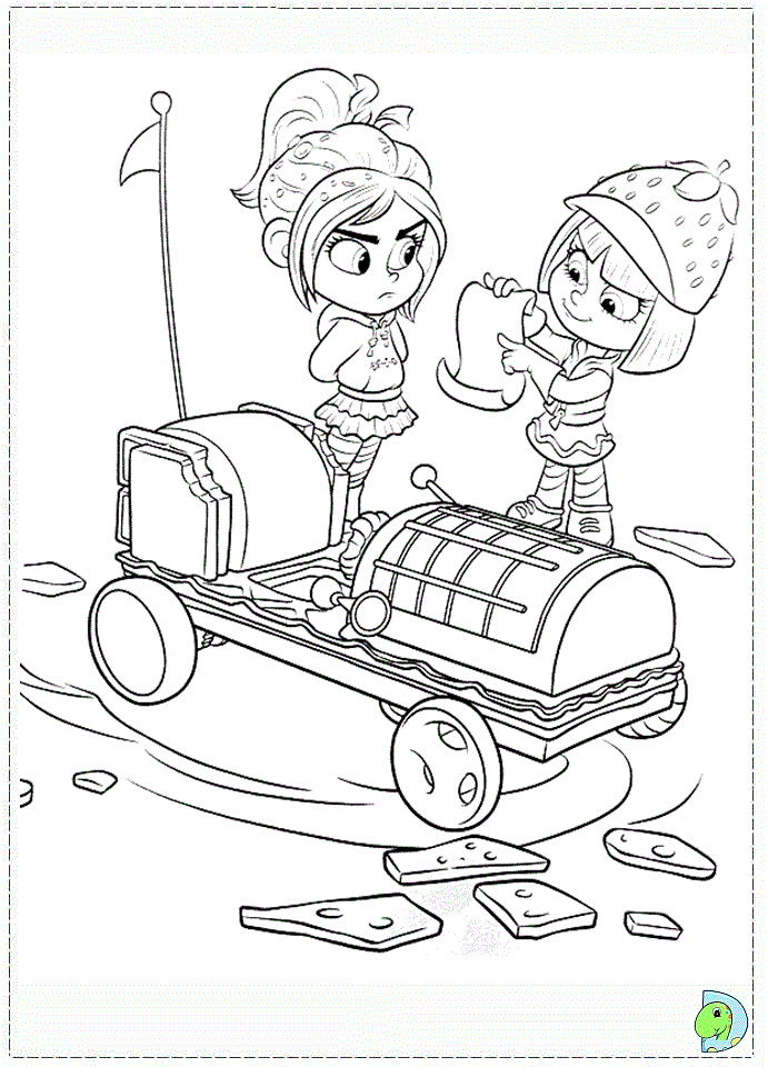 Wreck It Ralph Coloring Page - Coloring Home