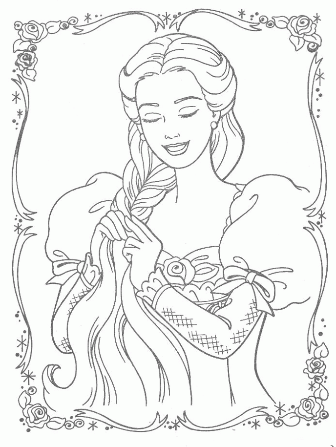Disney Princesses Coloring Pages | Coloring pages wallpaper