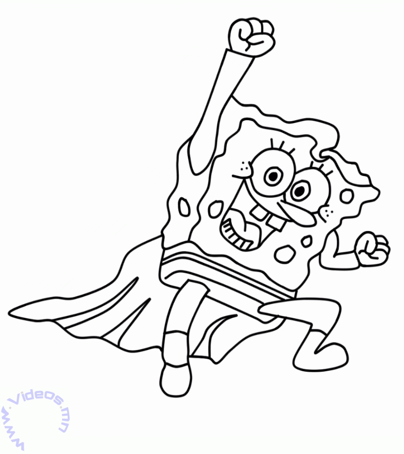 How to draw SpongeBob from SpongeBob SquarePants | Videos.mn