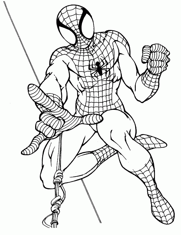 Spiderman Color Pages | Coloring Pages