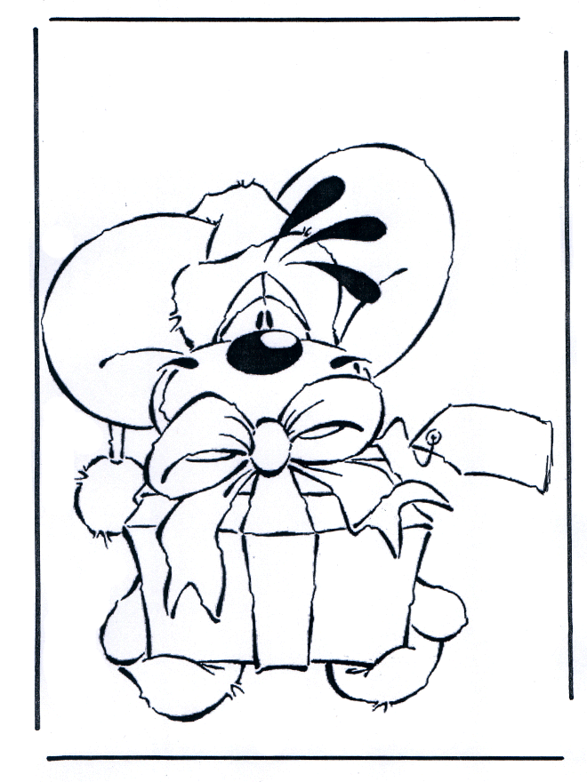 Diddl x-mas 6 - Coloring pages Christmas