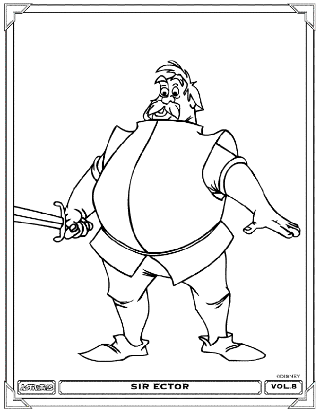 Merlin the Wizard | Free Printable Coloring Pages 