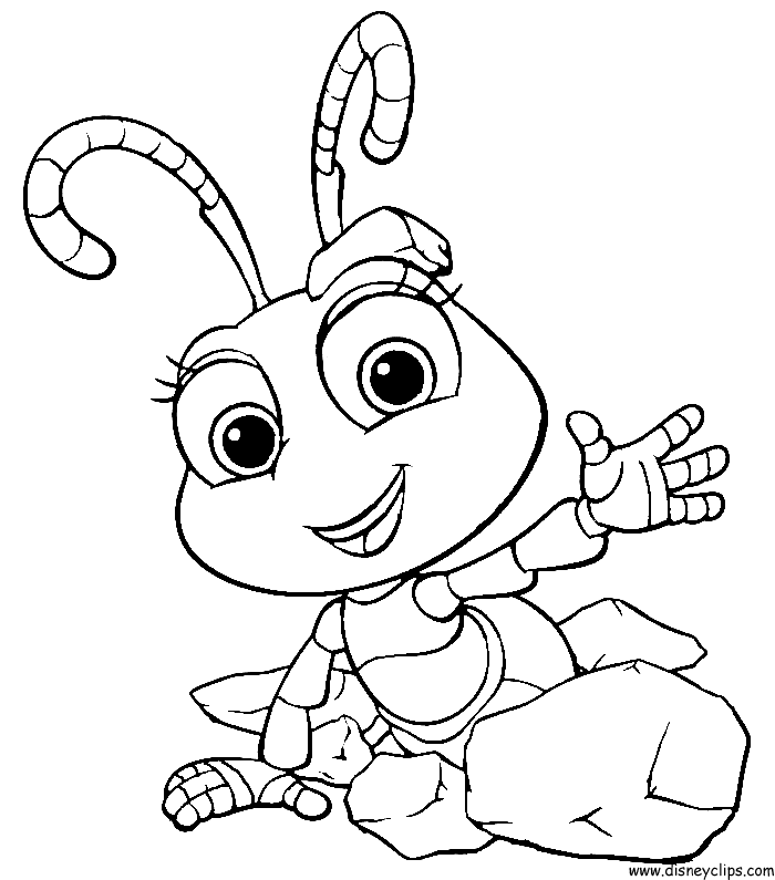 A Bug's Life Coloring Pages - Disney Printable Coloring Pages