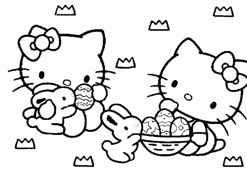 Hello-Kitty-coloring-Pages-Kids | COLORING WS