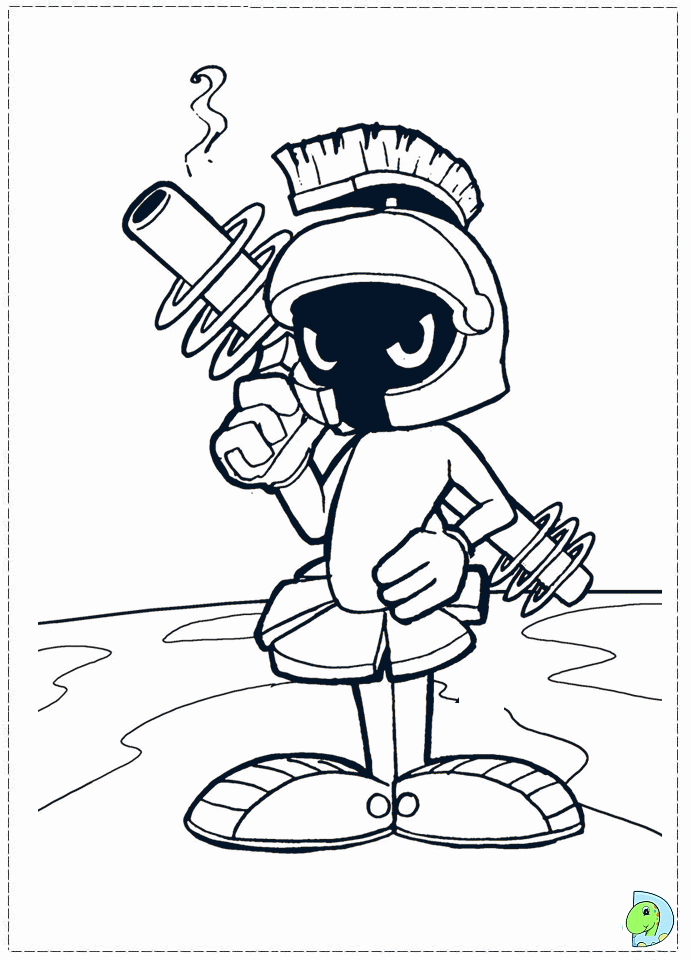 MArvin martian Colouring Pages (page 2)