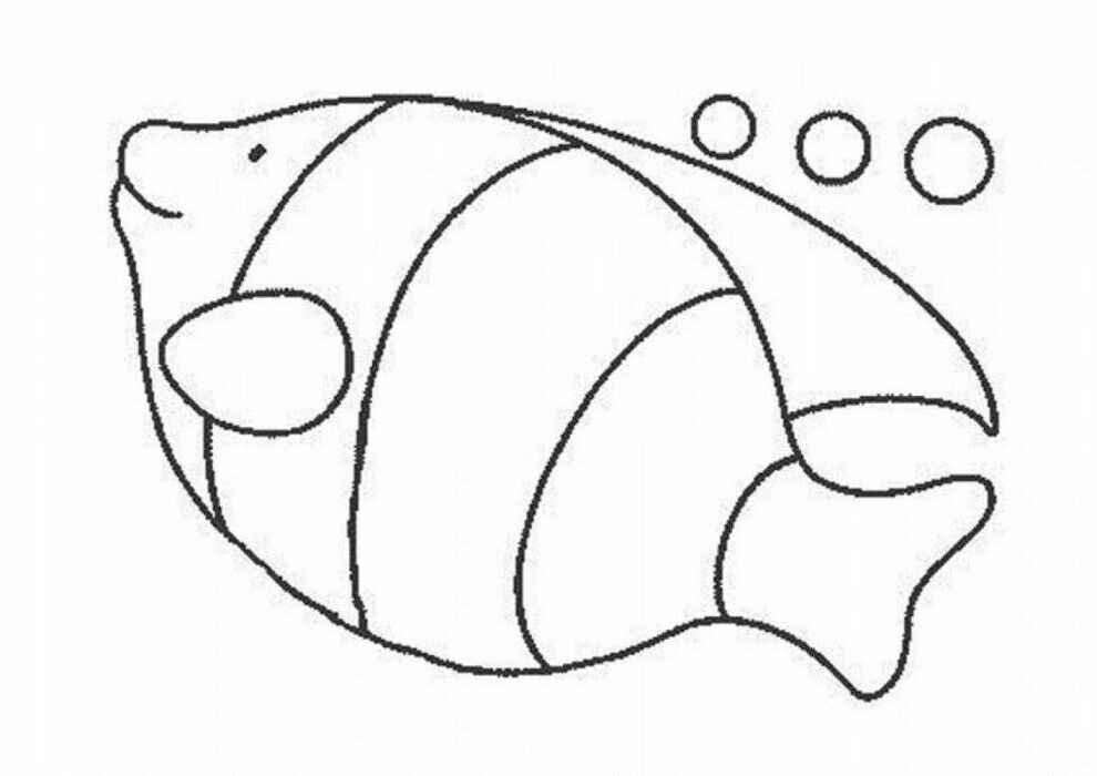 Fish Coloring Pages For Adults Fish Coloring Pages Kids 