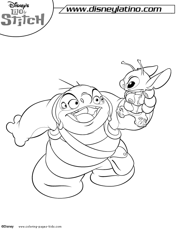 Lilo And Stitch Coloring Pages Sheets Can Found The