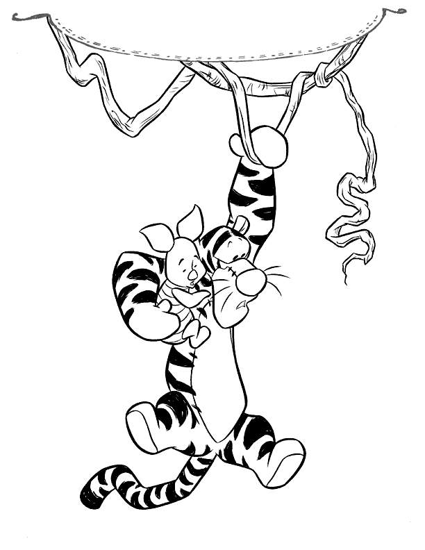 Cute Baby Tigger Coloring Pages Images & Pictures - Becuo