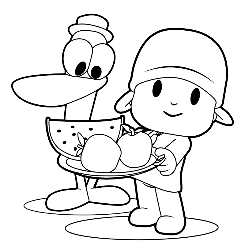 Pocoyo Images - Coloring Home.