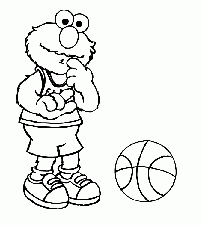Elmo Coloring Pages For Kids - Free Printable Coloring Pages 