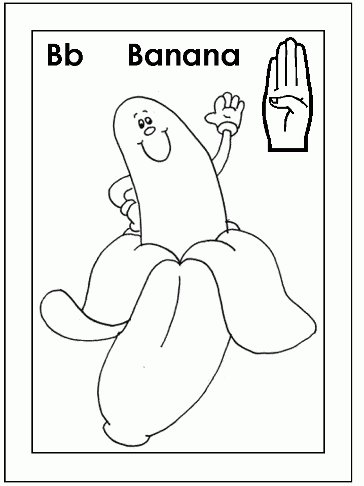 Asl Coloring Pages - Coloring Home