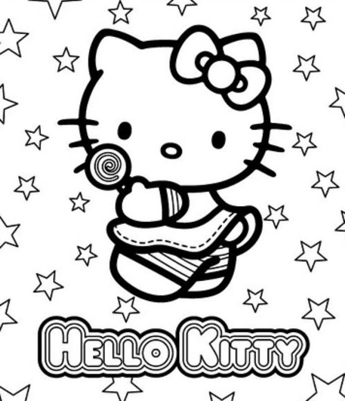 Hello Kitty - free coloring pages | Coloring Pages