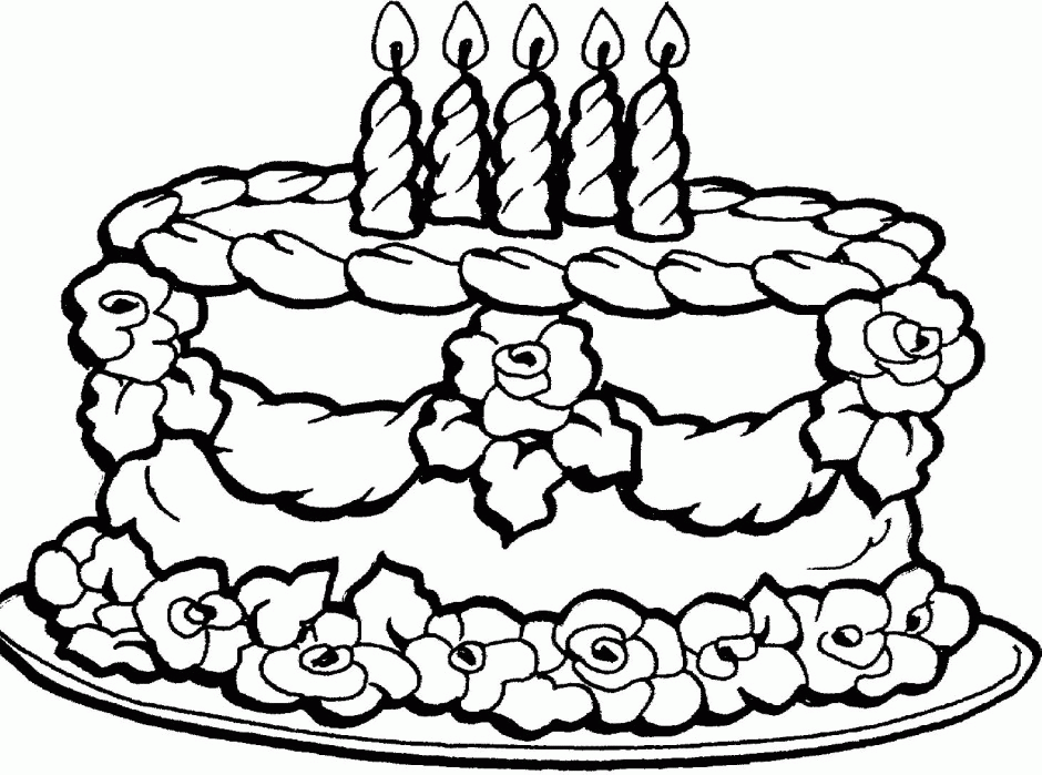 Wedding Cake Coloring Online Super Coloring 209612 Cake Coloring Pages