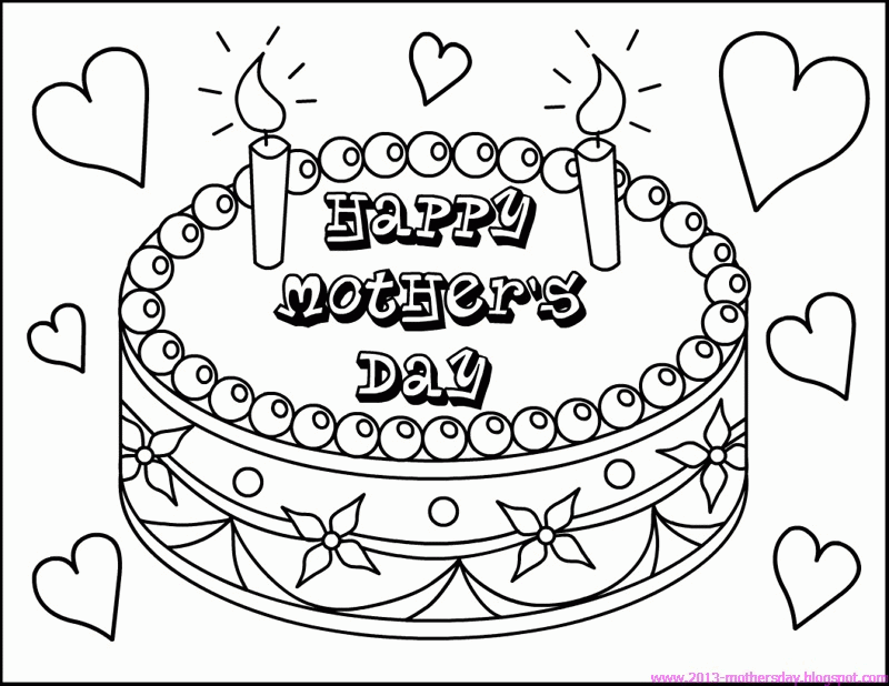 Coloring Pages For Mother's Day