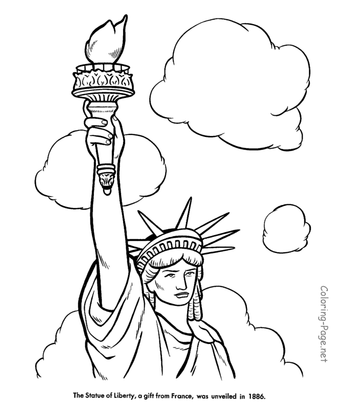 American Symbols Coloring Pages | Pictxeer