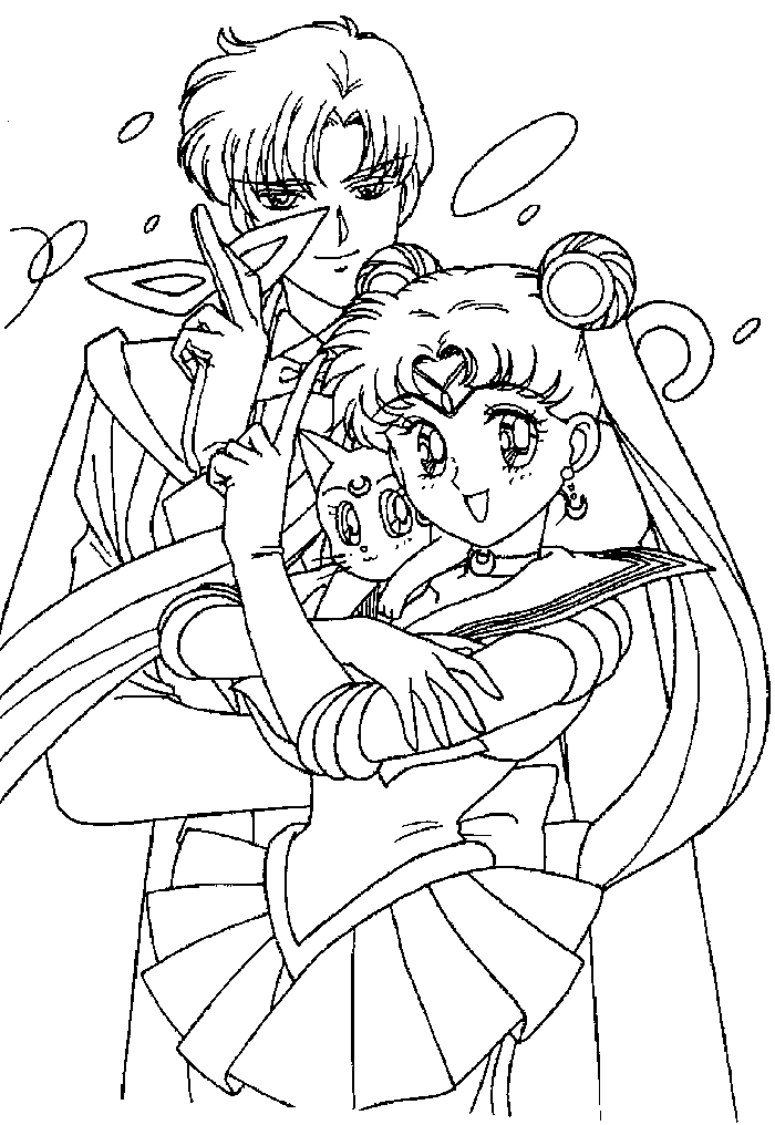 Sailor Moon Coloring Book - Coloring Home